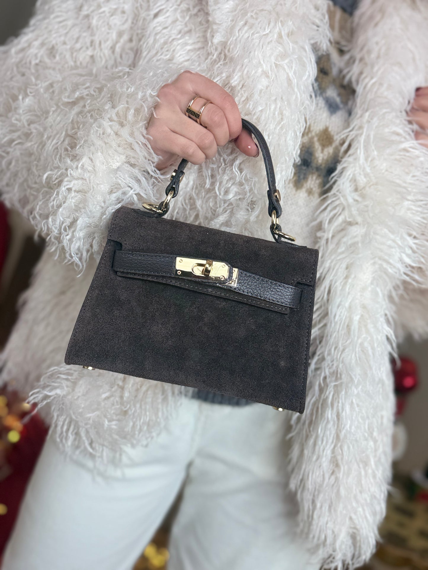 Borsa scamosciata KYLIE