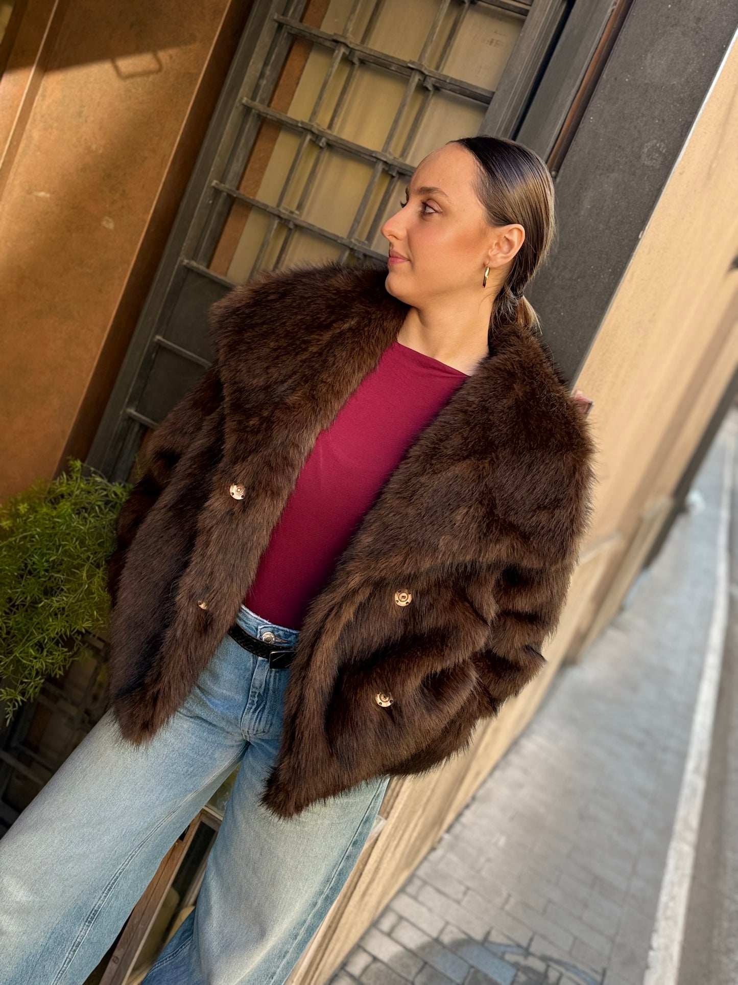 Ecopelliccia VERONICA Moro