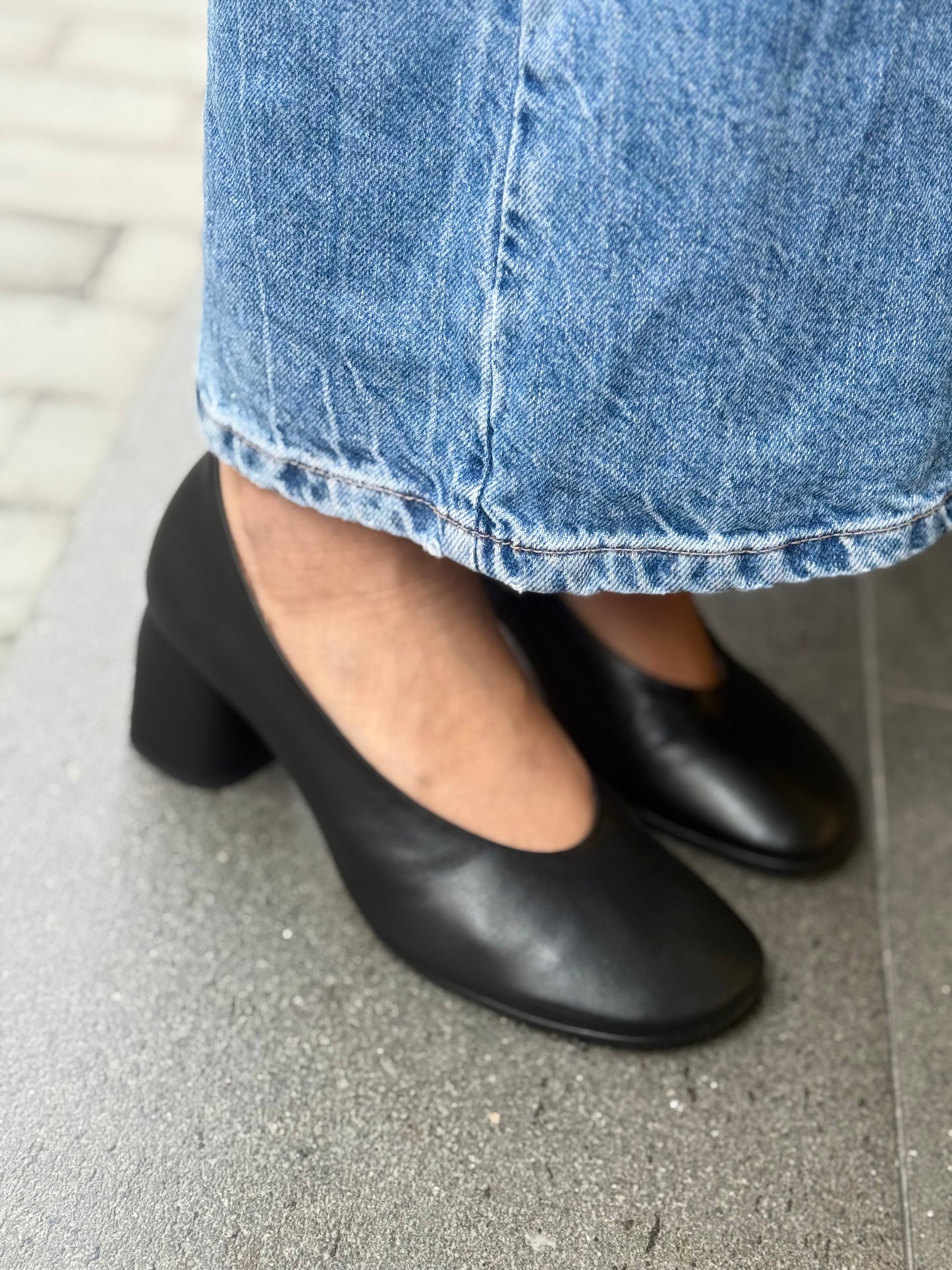 Angel Alarcon TESSA Décolléte NERO punta tonda