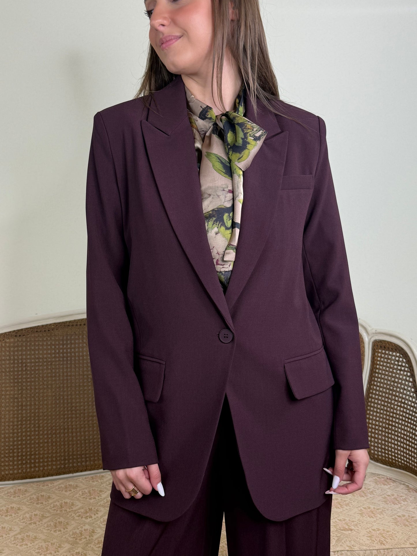 Anonyme RING JACKET burgundy