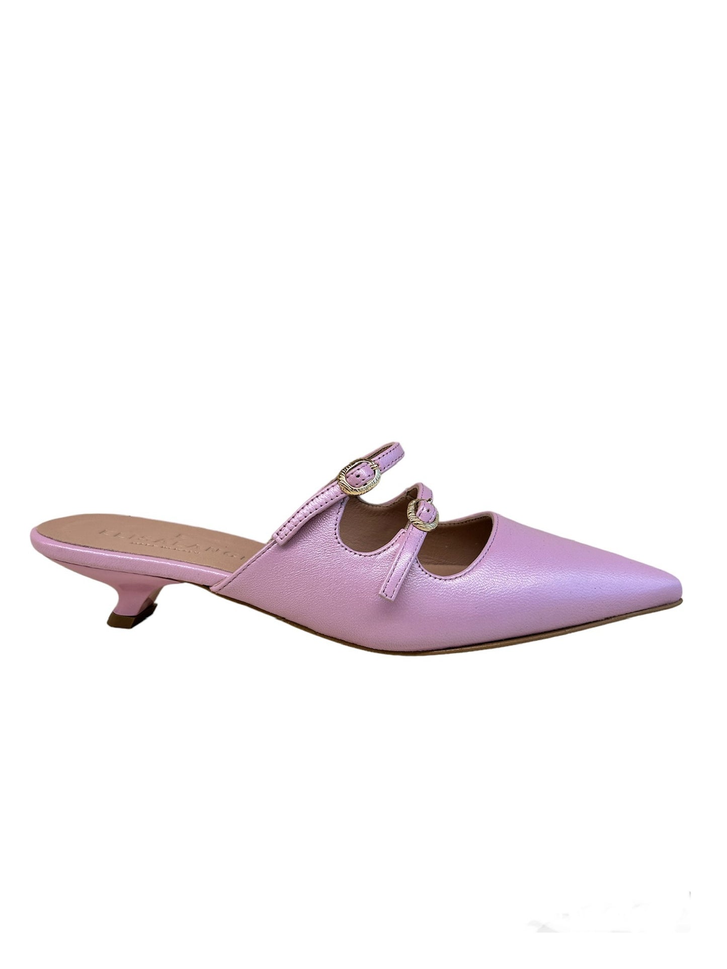 Elisa Lanci-LUCILLE-Mules doppio cinturino bubble