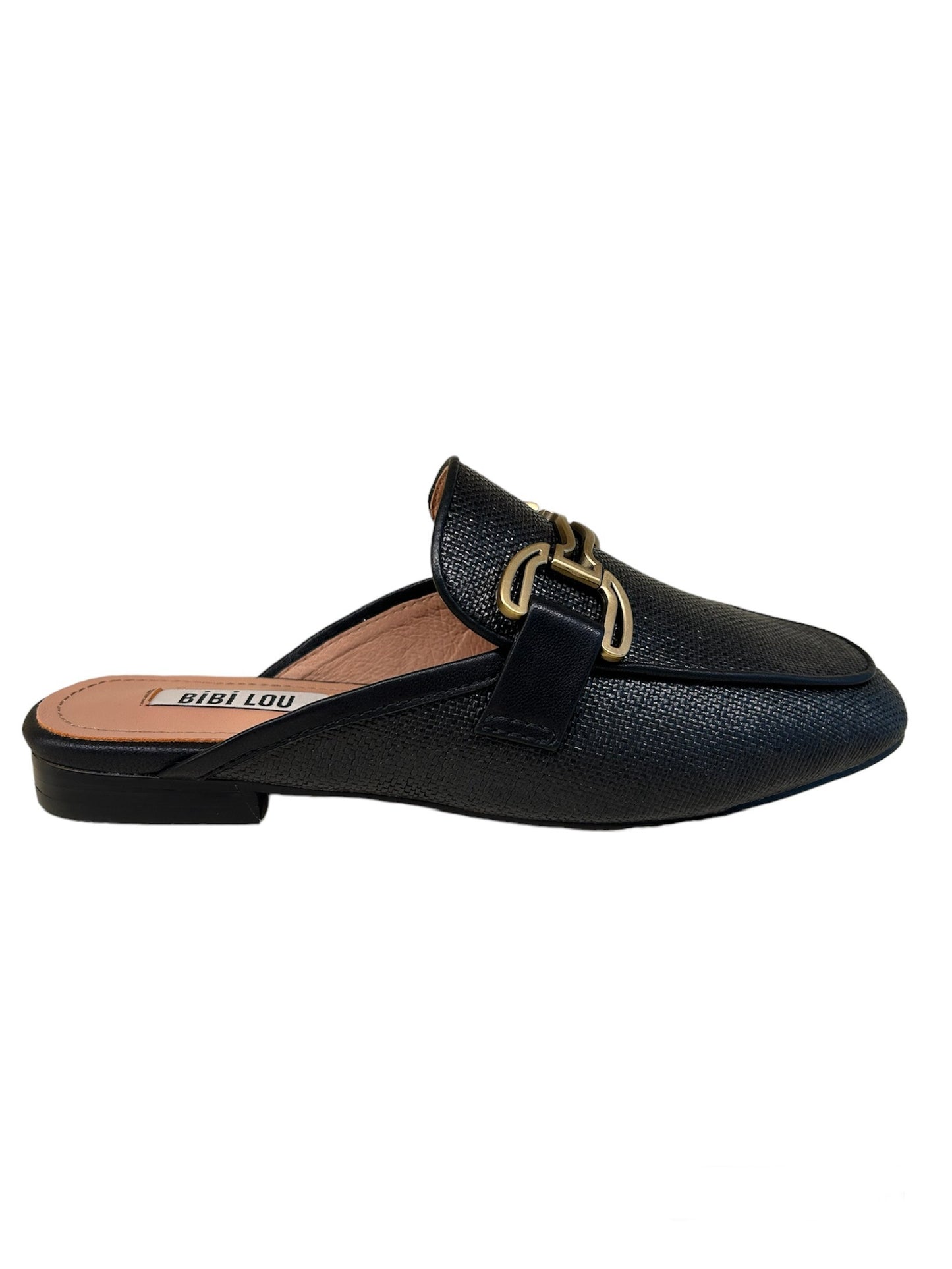 Bibi Lou- Loafers in rafia negro