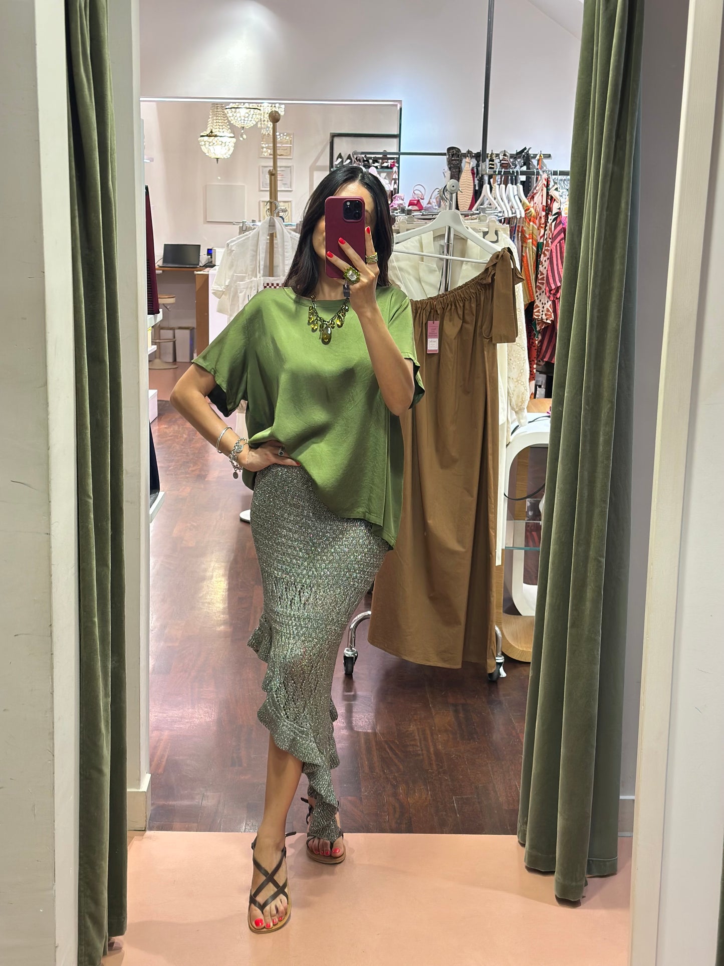 Gonna IBIZA Crochet LUREX (Disponibile in più varianti colore)
