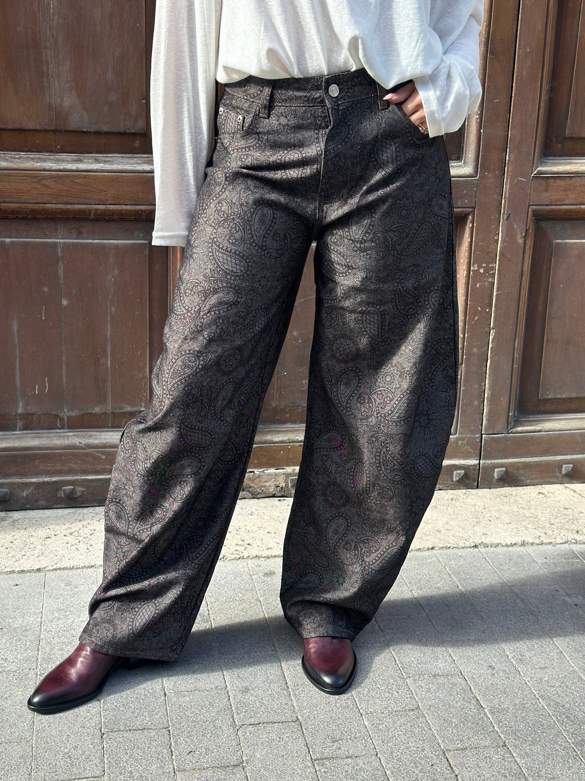 Jeans stampa PEASLY