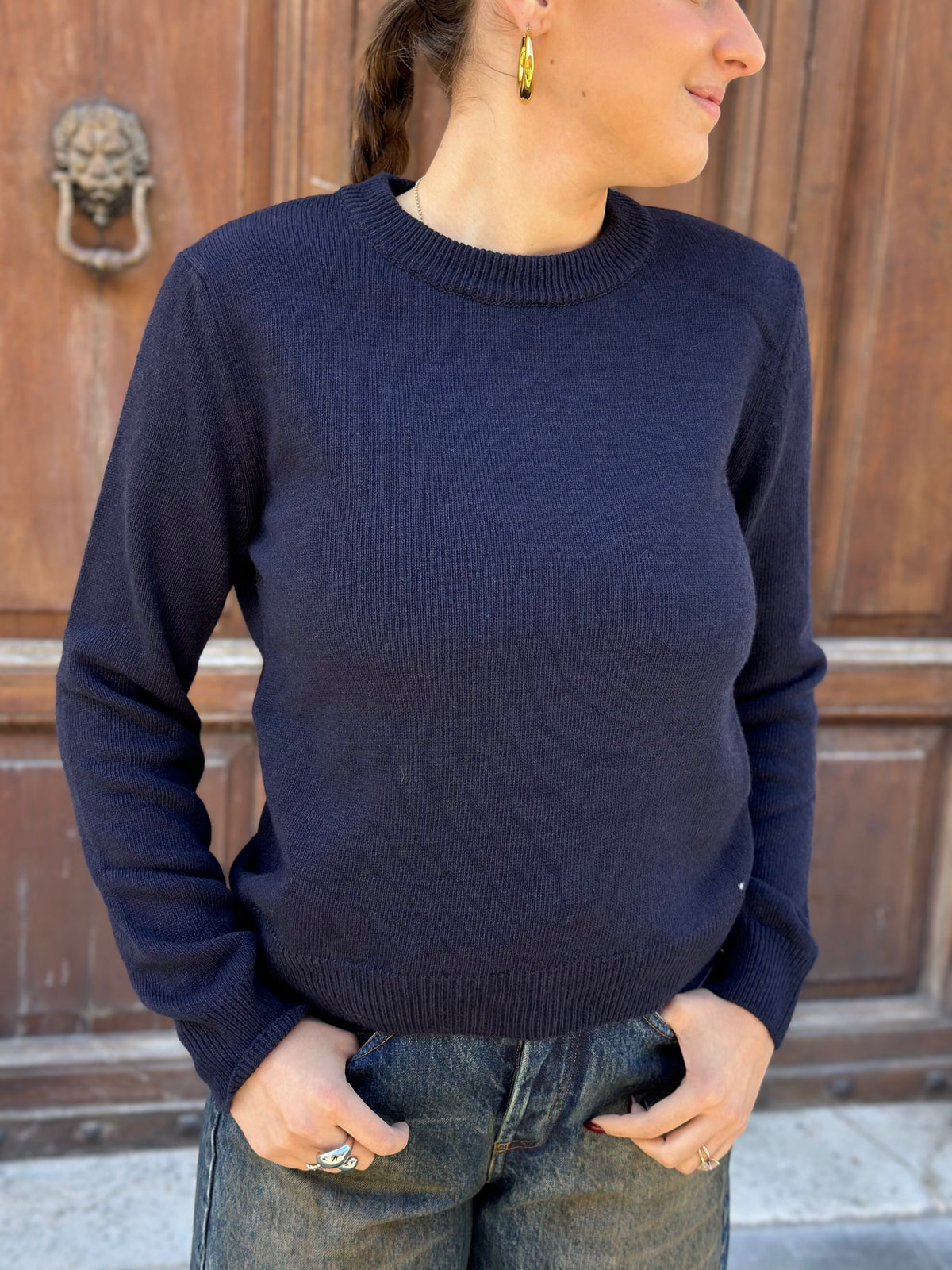 Tensione in maglia spalla imbottita  (disponibile in più colori)