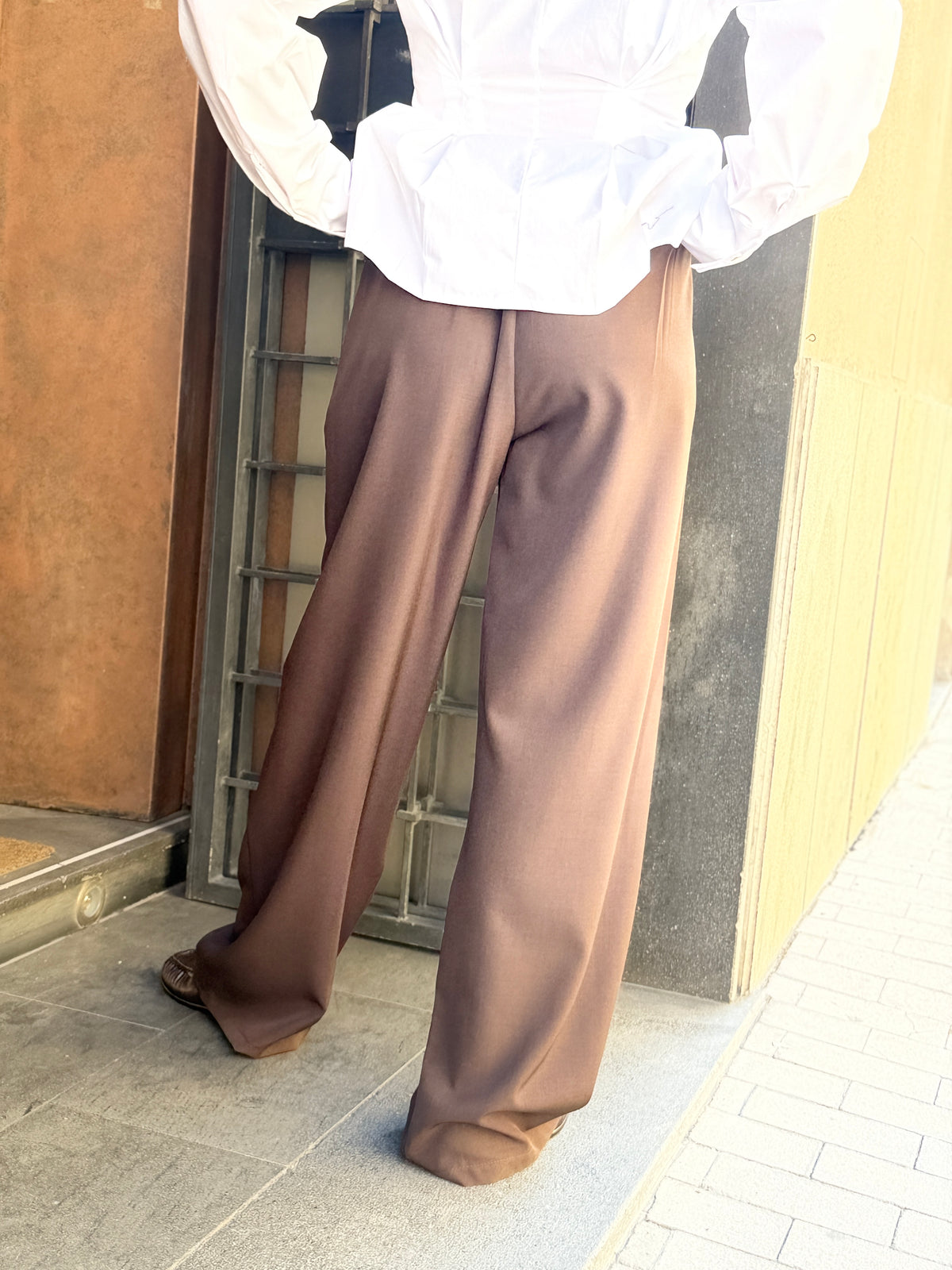 Pantalone palazzo MORO E BEIGE