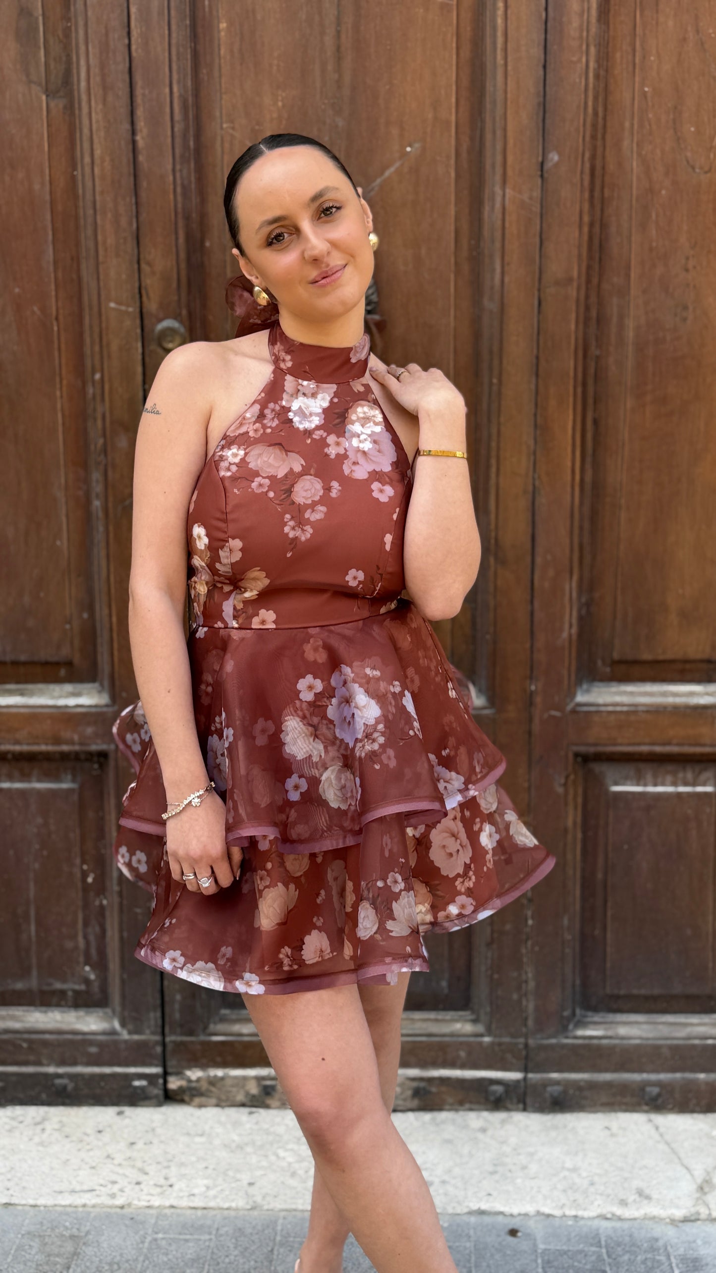Silence limited Ruffle_Mini_dress