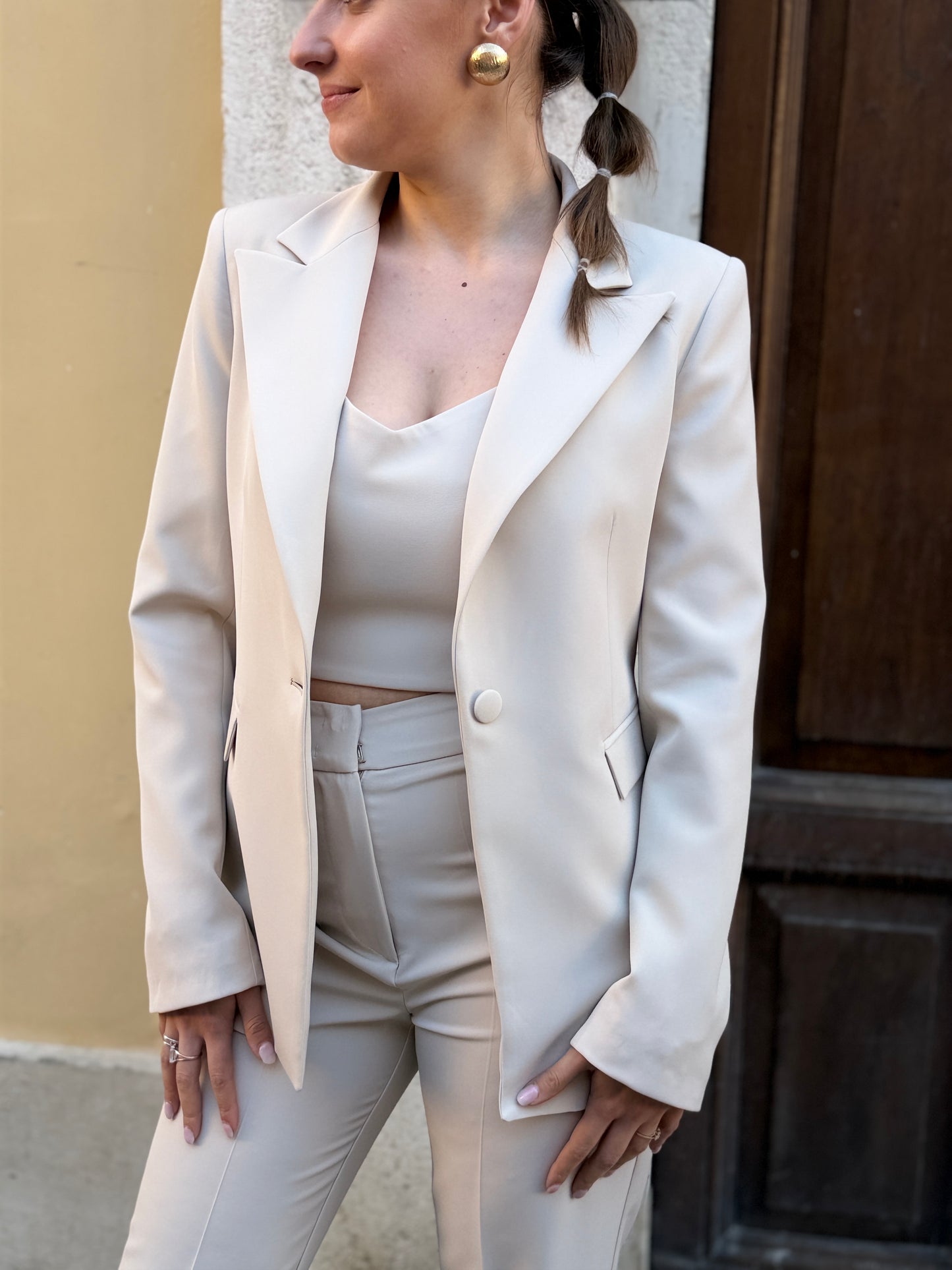Silence Limited Athens Key Blazer Greige