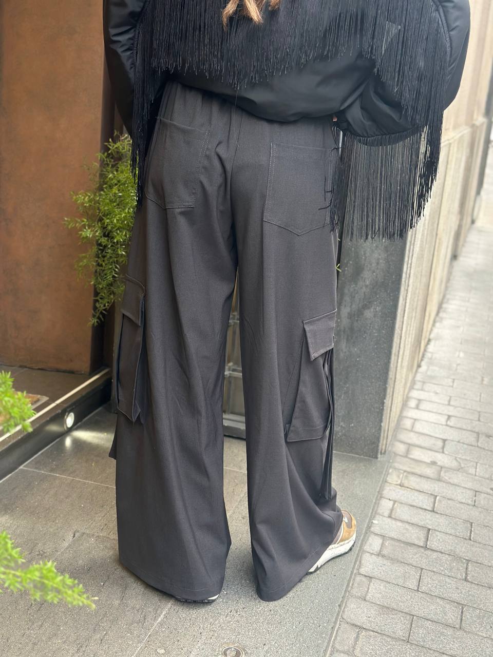 Tensione In Pantalone cargo ANTRACITE