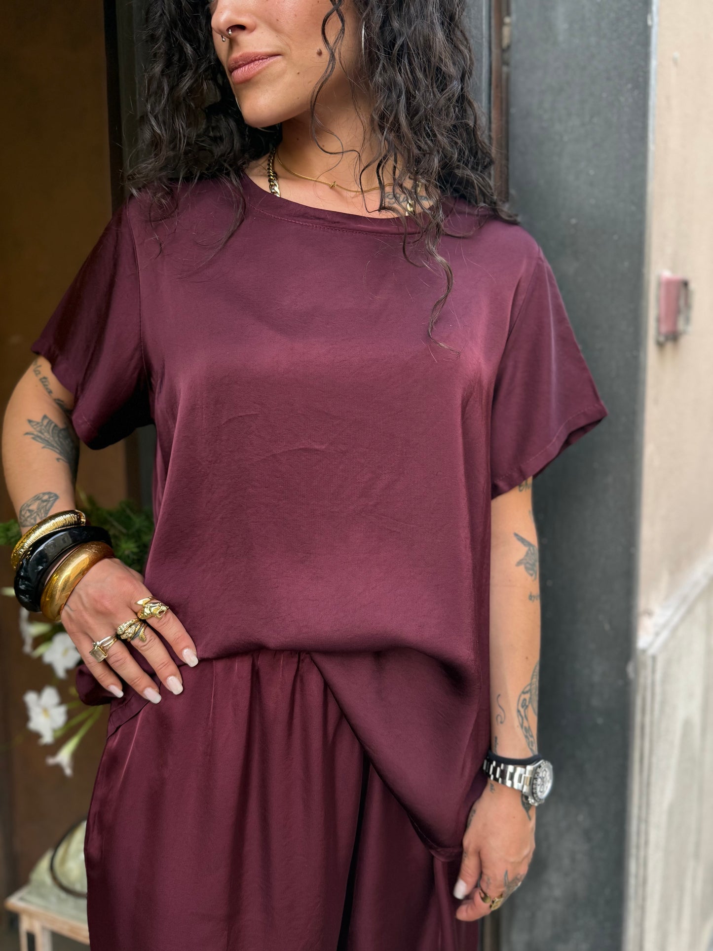T-shirt FEBE in viscosa