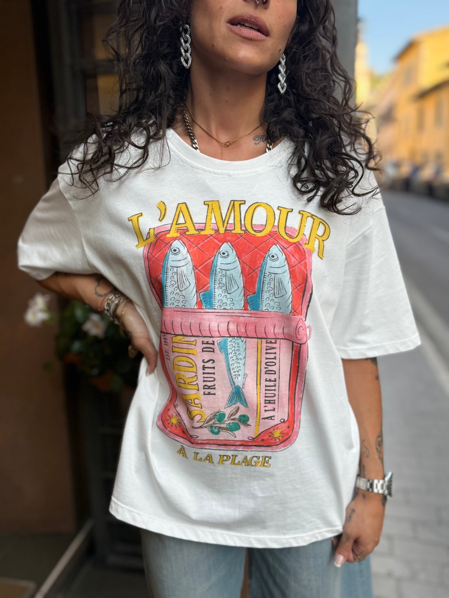T-shirt “L’AMOUR À LA PLAGE”