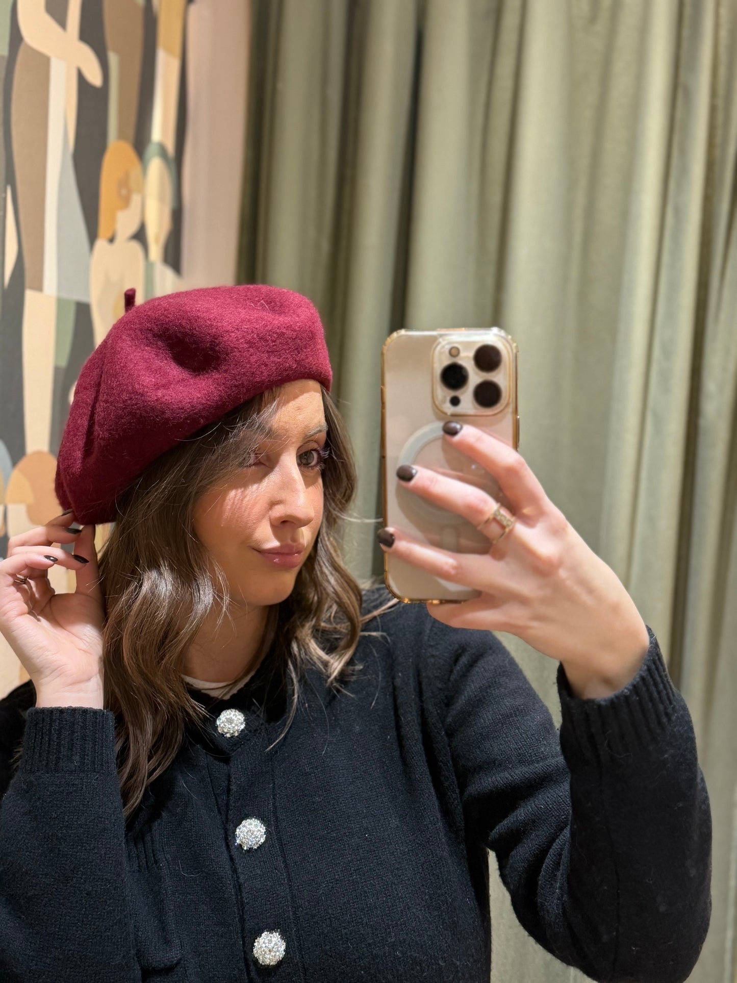 Basco in lana e viscosa (disponibile in più colori)