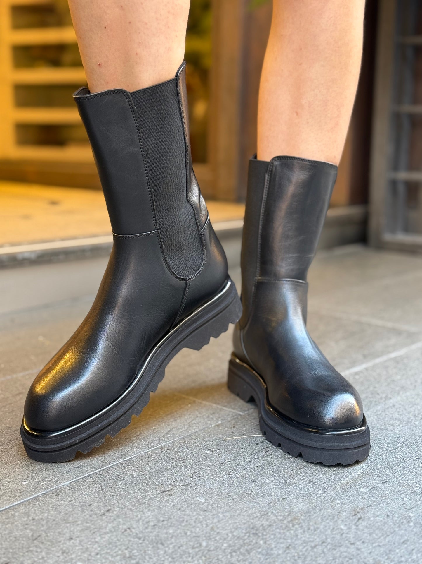 Gio+ COMBI BLACK con borchie