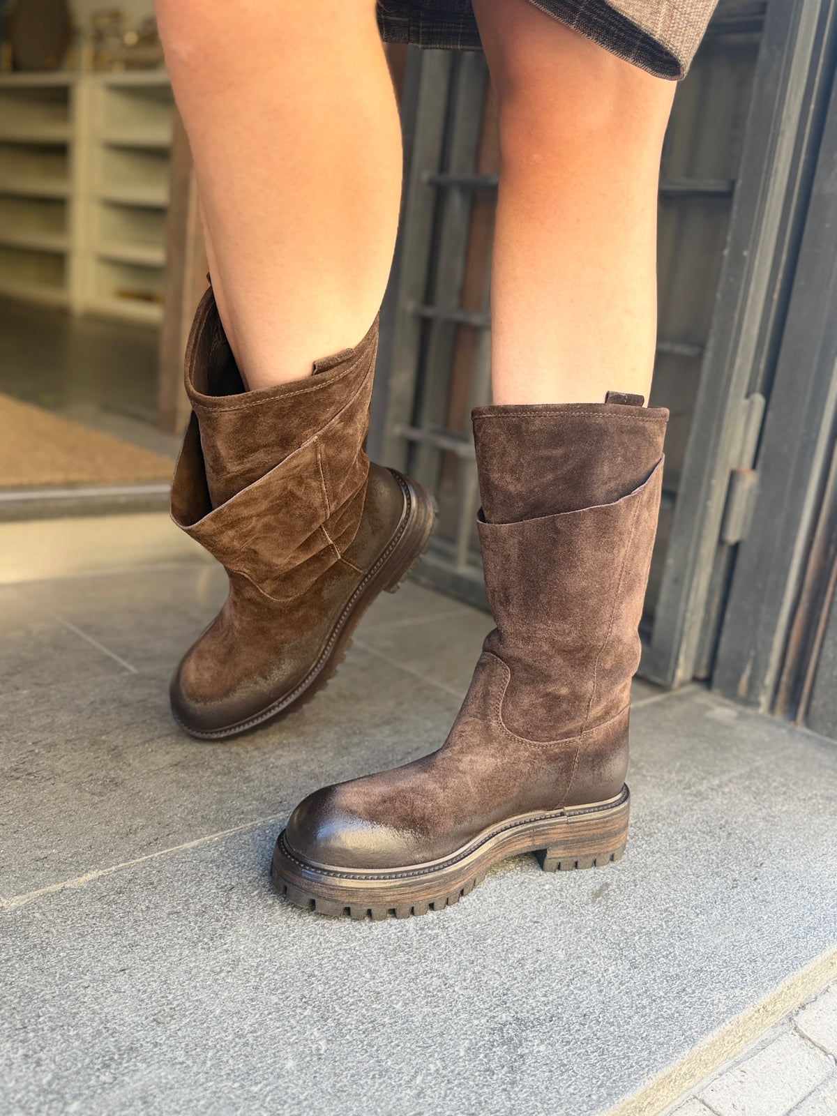 Mimmu Stivale Camoscio brown MANON