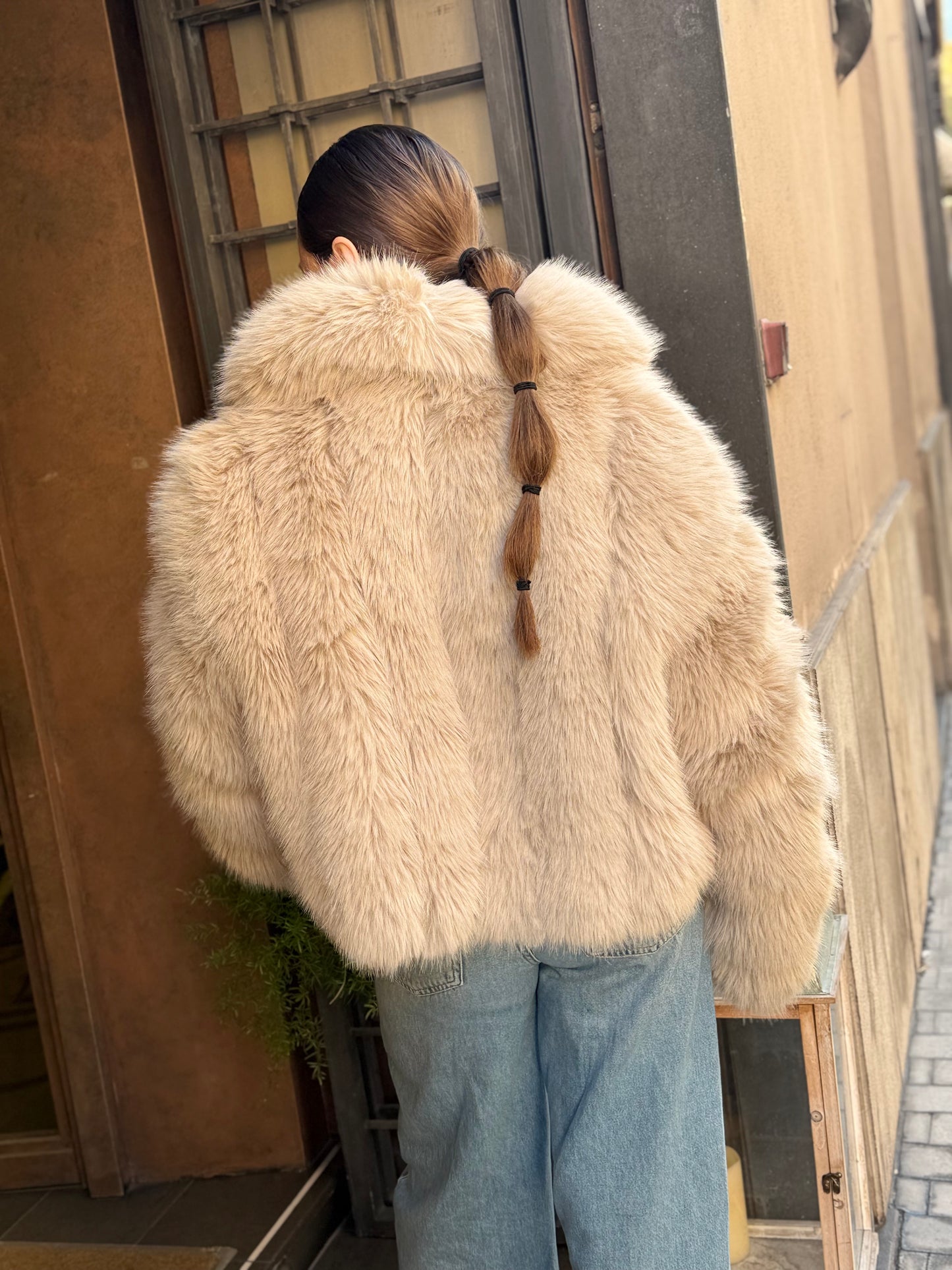 Ecopelliccia OLIMPIA Beige