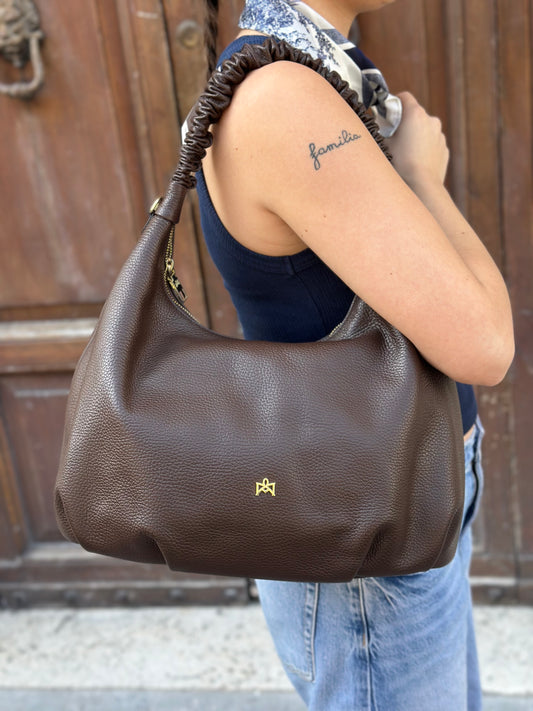 Cuoieria Fiorentina CHOP MAXI HOBO CHOCO