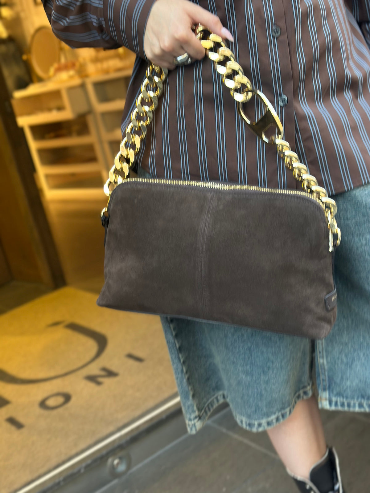 My Best Bag MICHELLE SUEDE BROWN