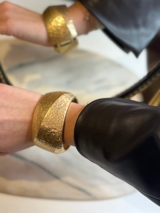 Bracciale ORO martellato