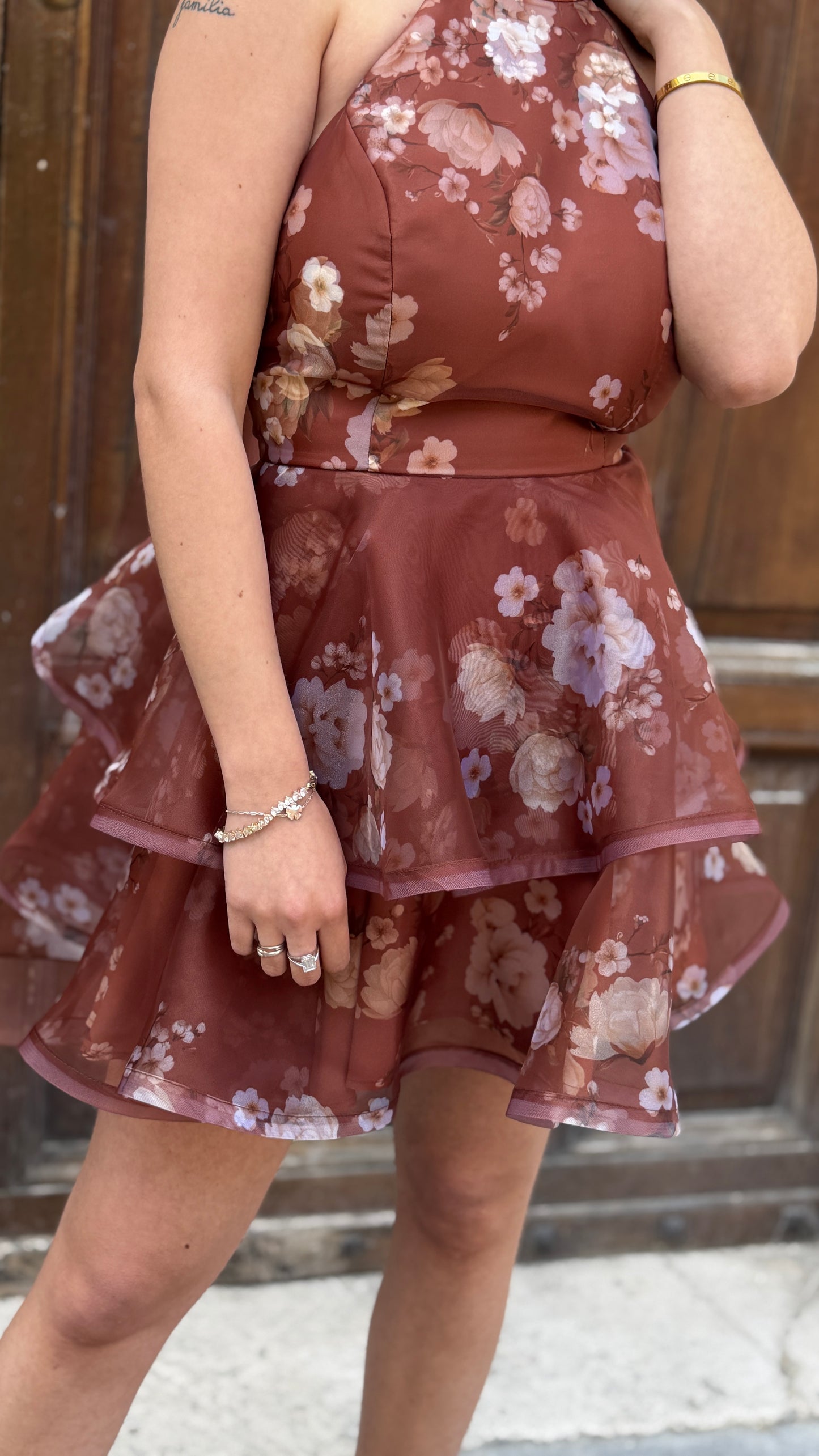 Silence limited Ruffle_Mini_dress