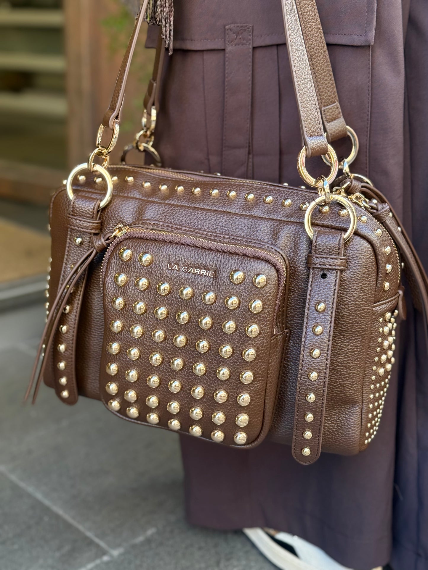 La Carrie Borsa PLANETS BROWN