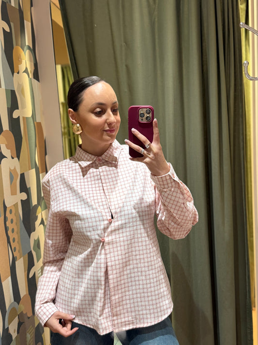 Camicia Check Rosa