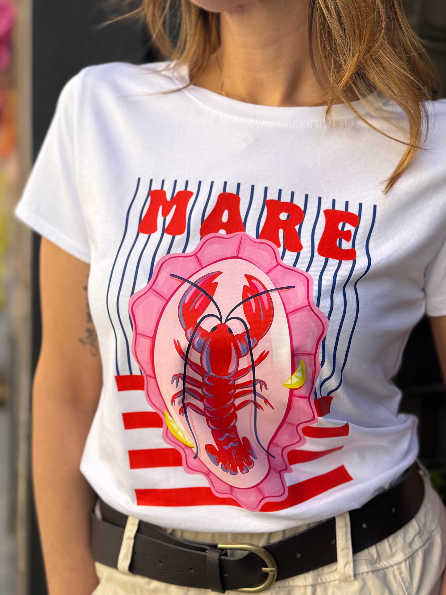 T-shirt stampa "ARAGOSTA"