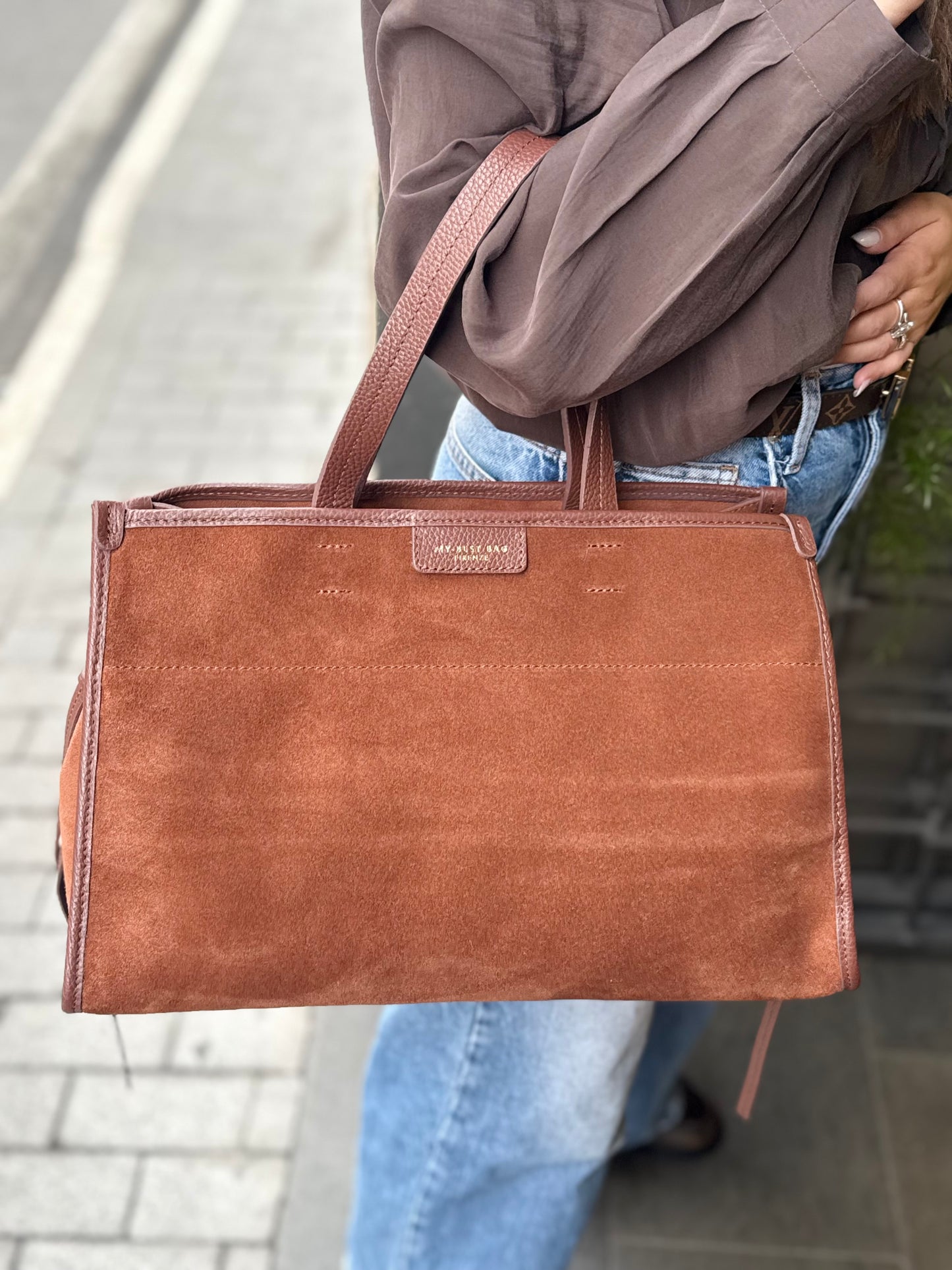My Best Bag DIVA SUEDE BRUCIATO