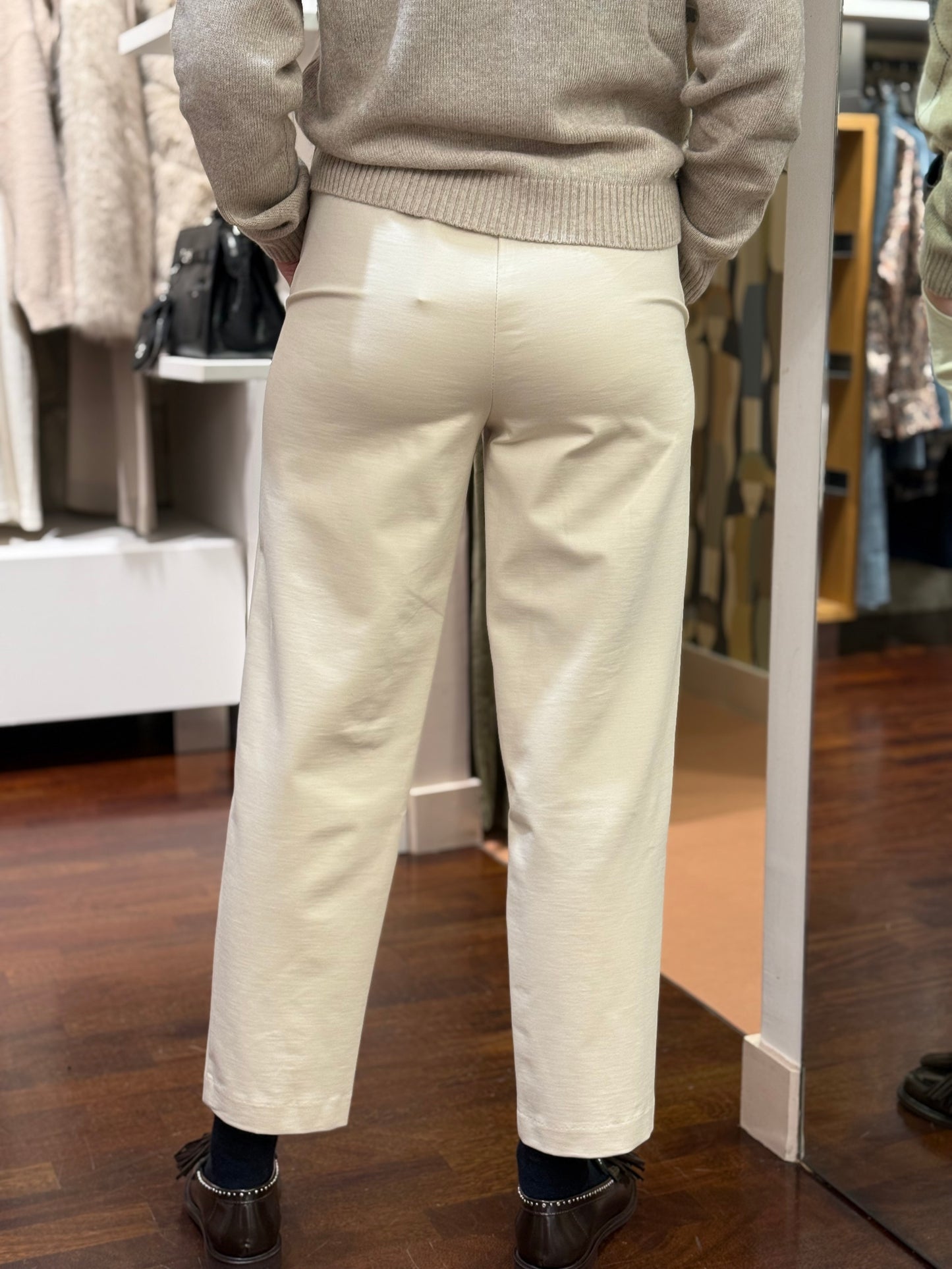 Tensione In Pantalone punto Milano PANNA