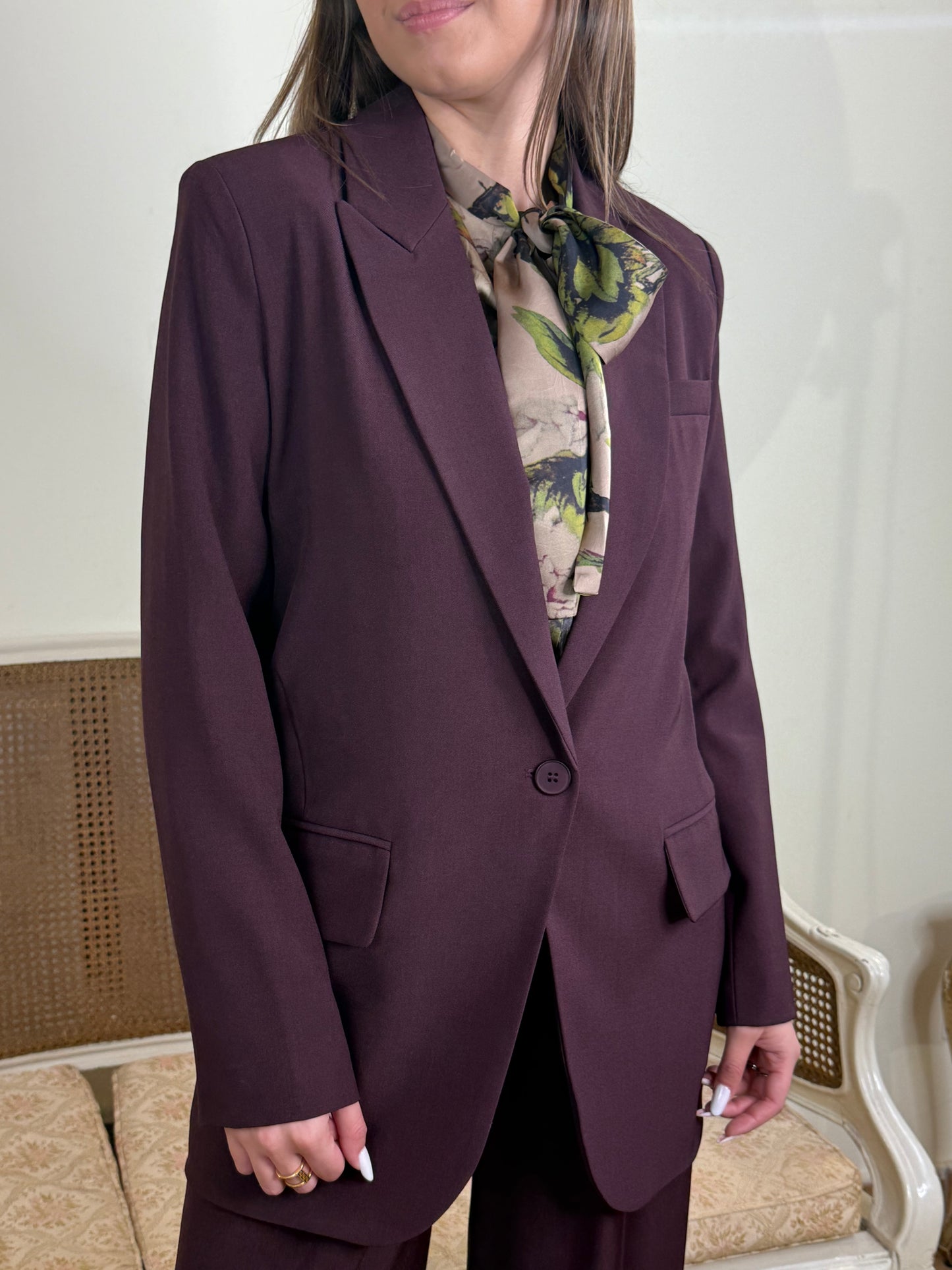 Anonyme RING JACKET burgundy