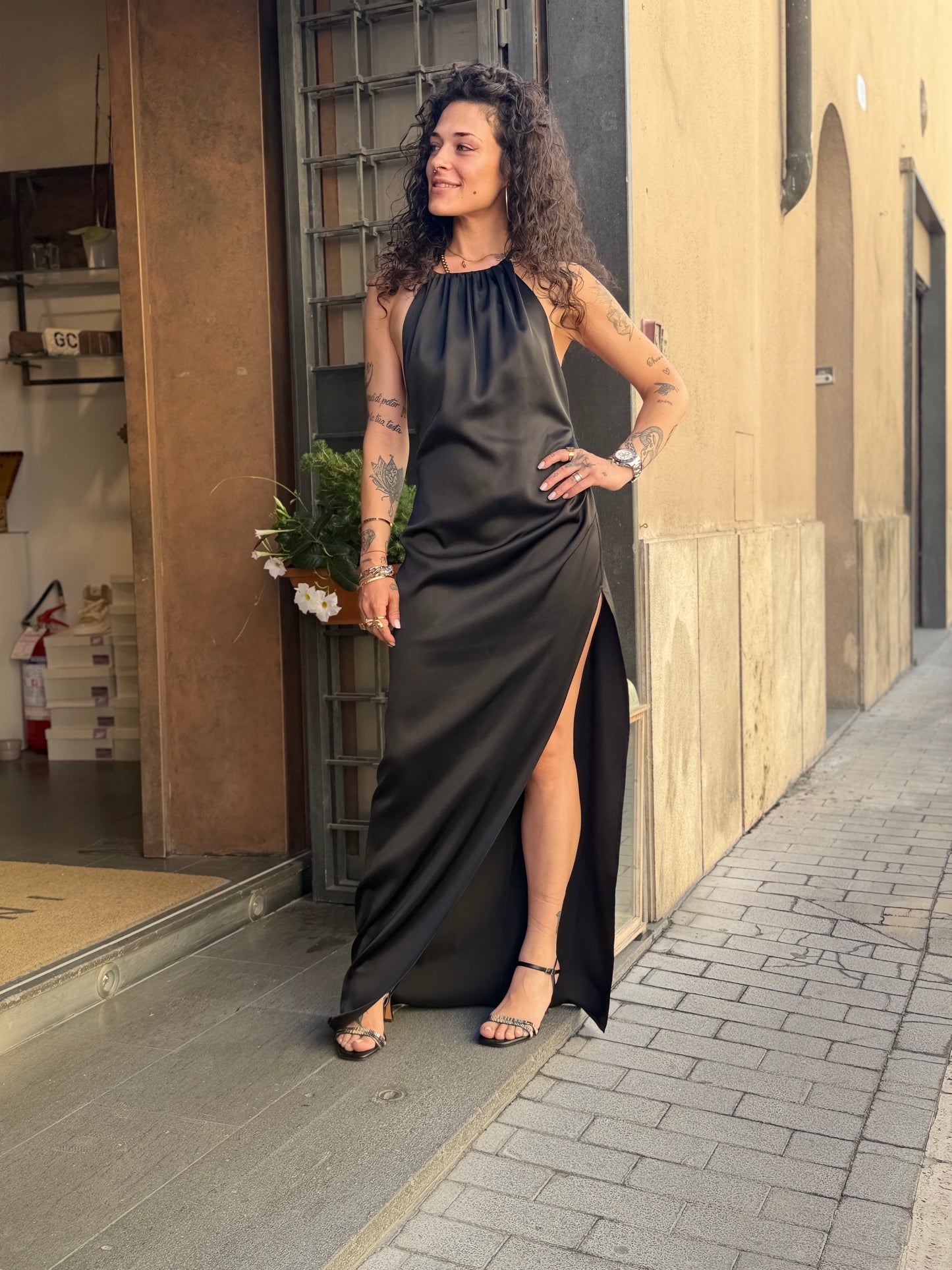 Silence Limited Sensual dress Black
