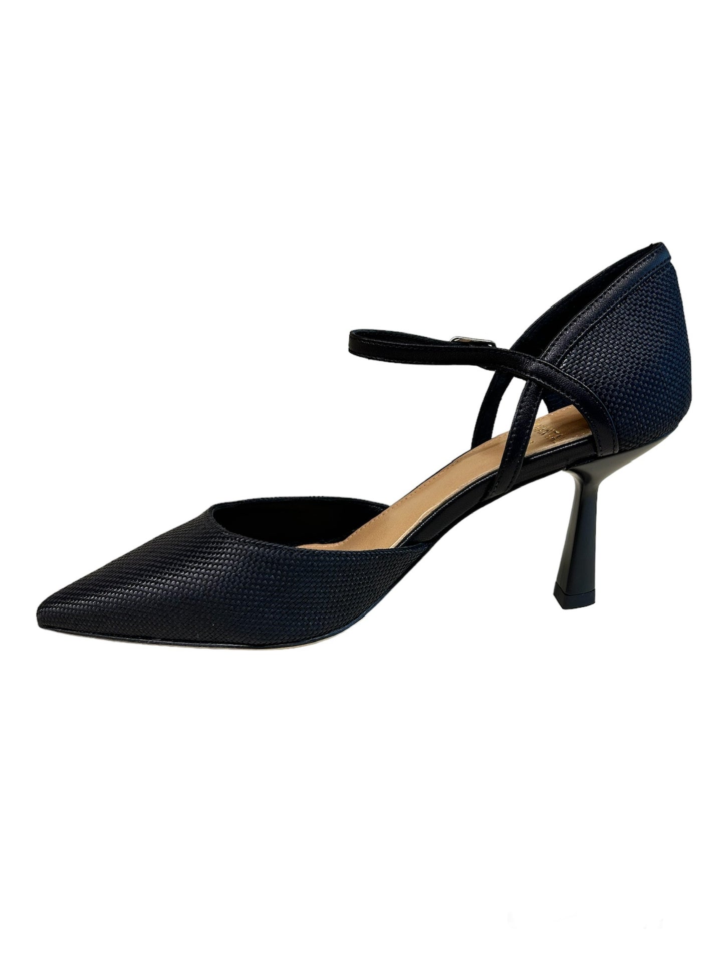 Chantal Spezzata raffia nera