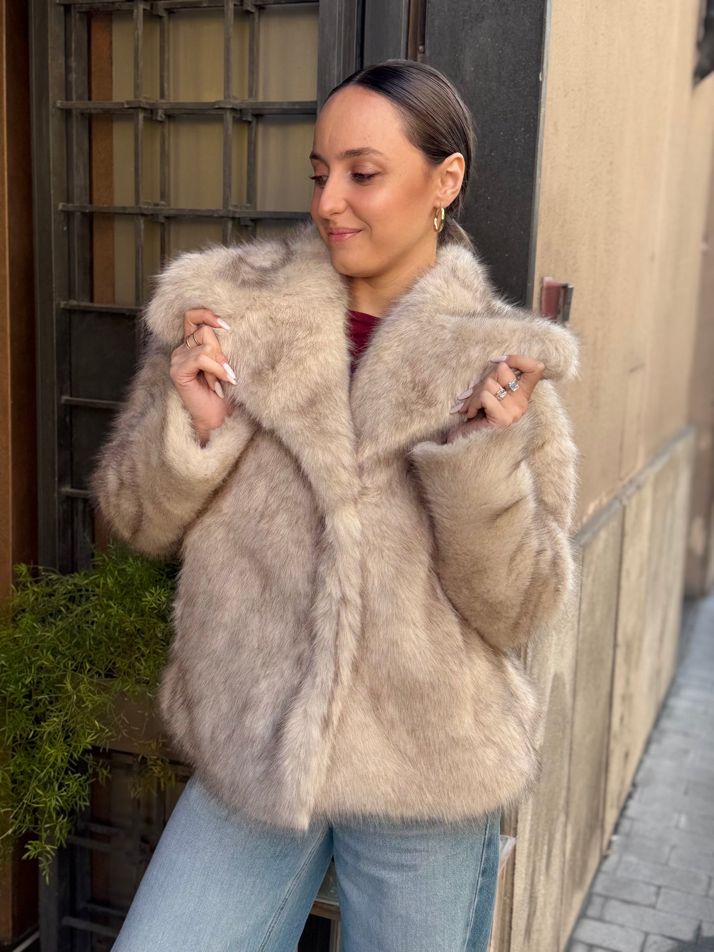 Ecopelliccia VERONICA Burro