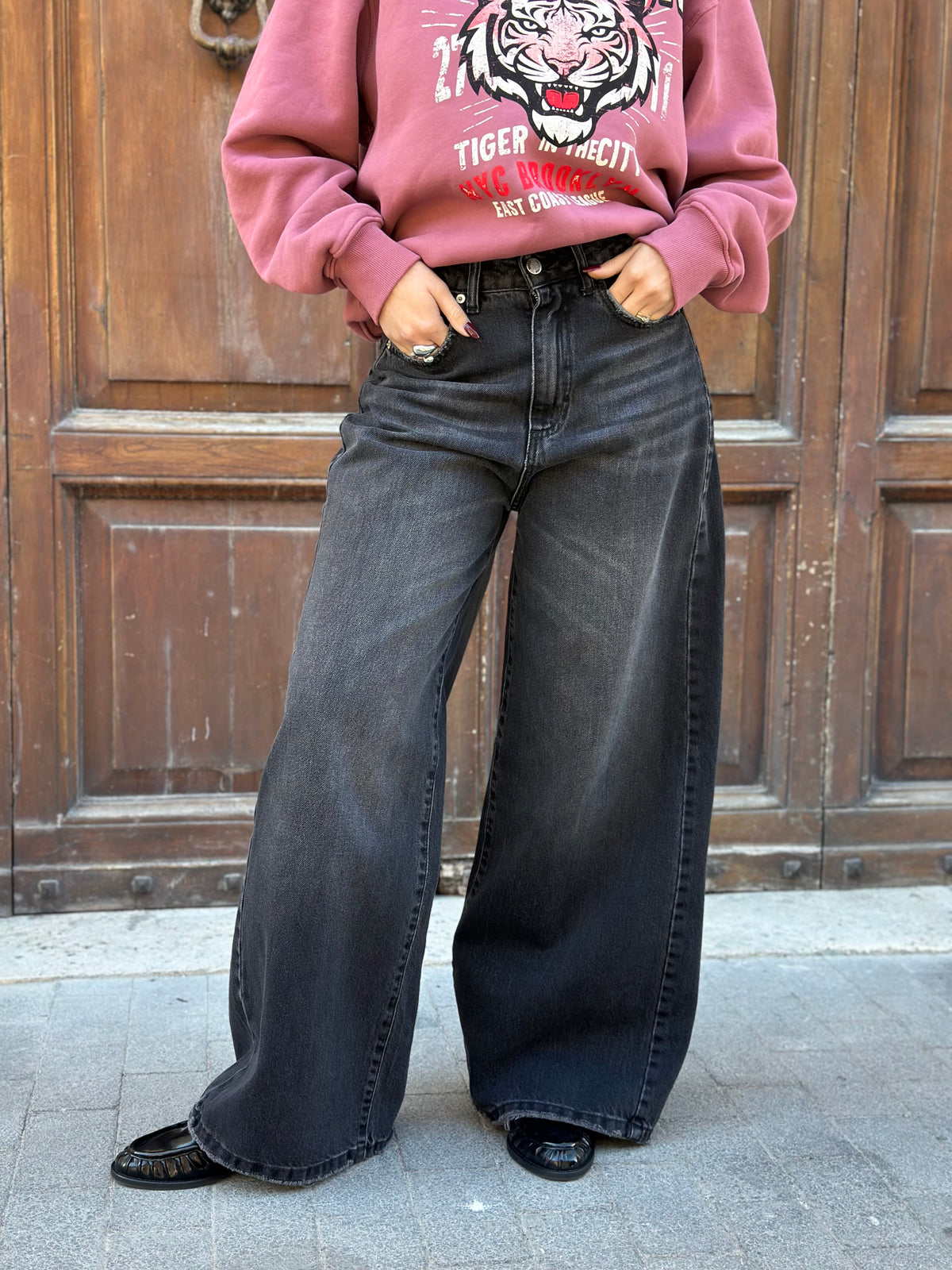 Tensione in jeans superpocket BLACK