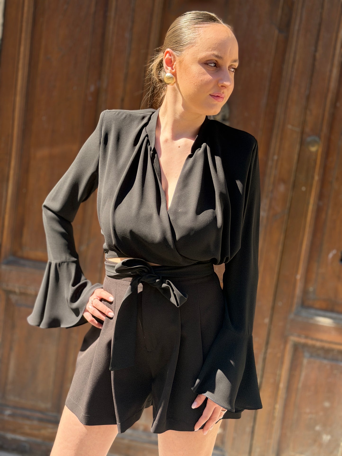 Silence Limited Gala Blouse BLACK