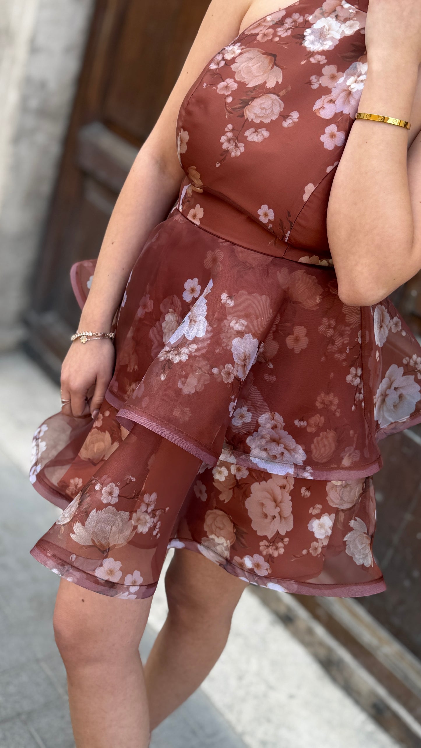Silence limited Ruffle_Mini_dress
