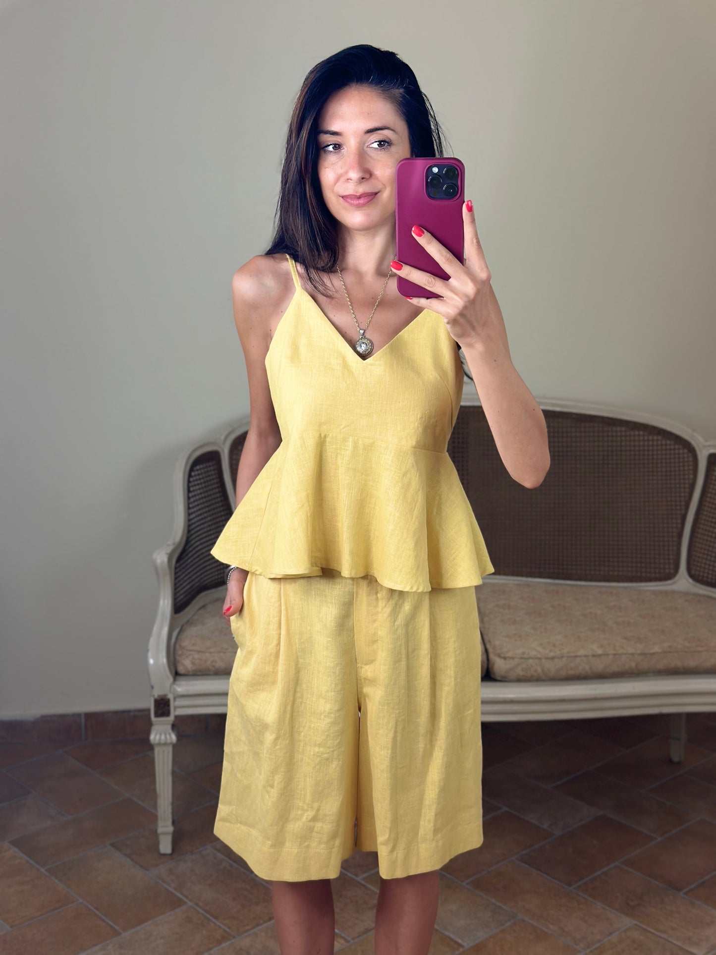 Tensione In Top con balza BANANA