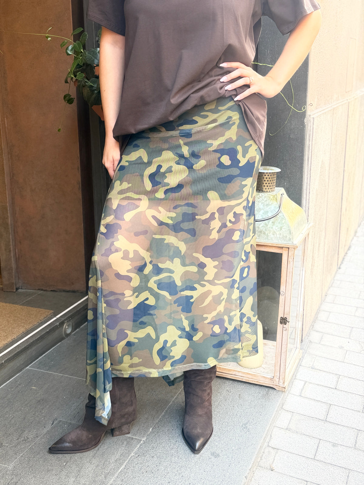 Gonna lunga CAMOUFLAGE