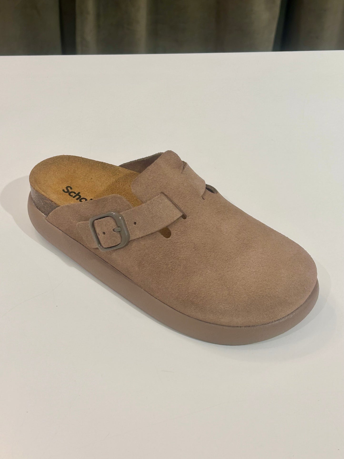 Scholl FAE CHUNKY DARK BEIGE SUEDE