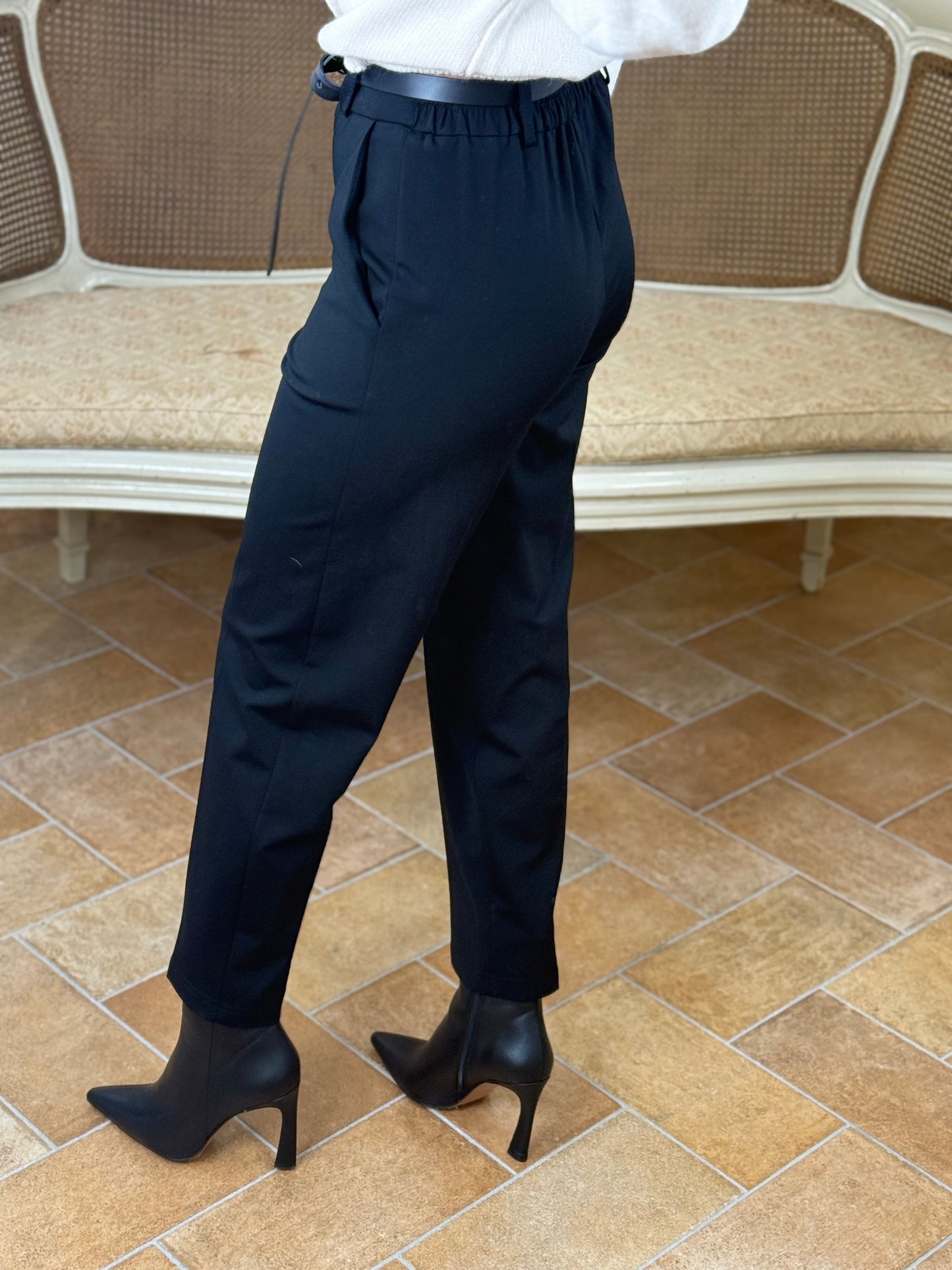 Tensione In Pantalone carrot NERO