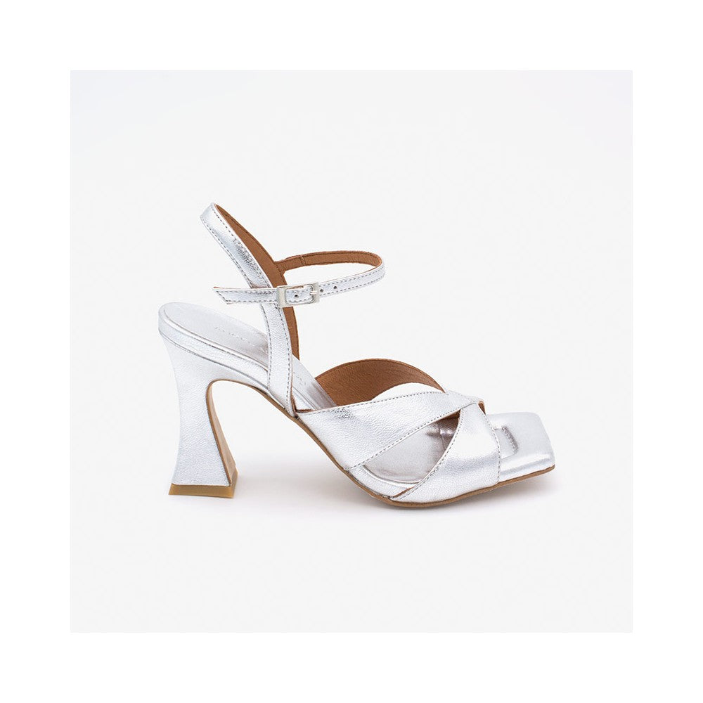 Angel Alarcon-MAGDA-sandalo Galaxy mate silver e oro