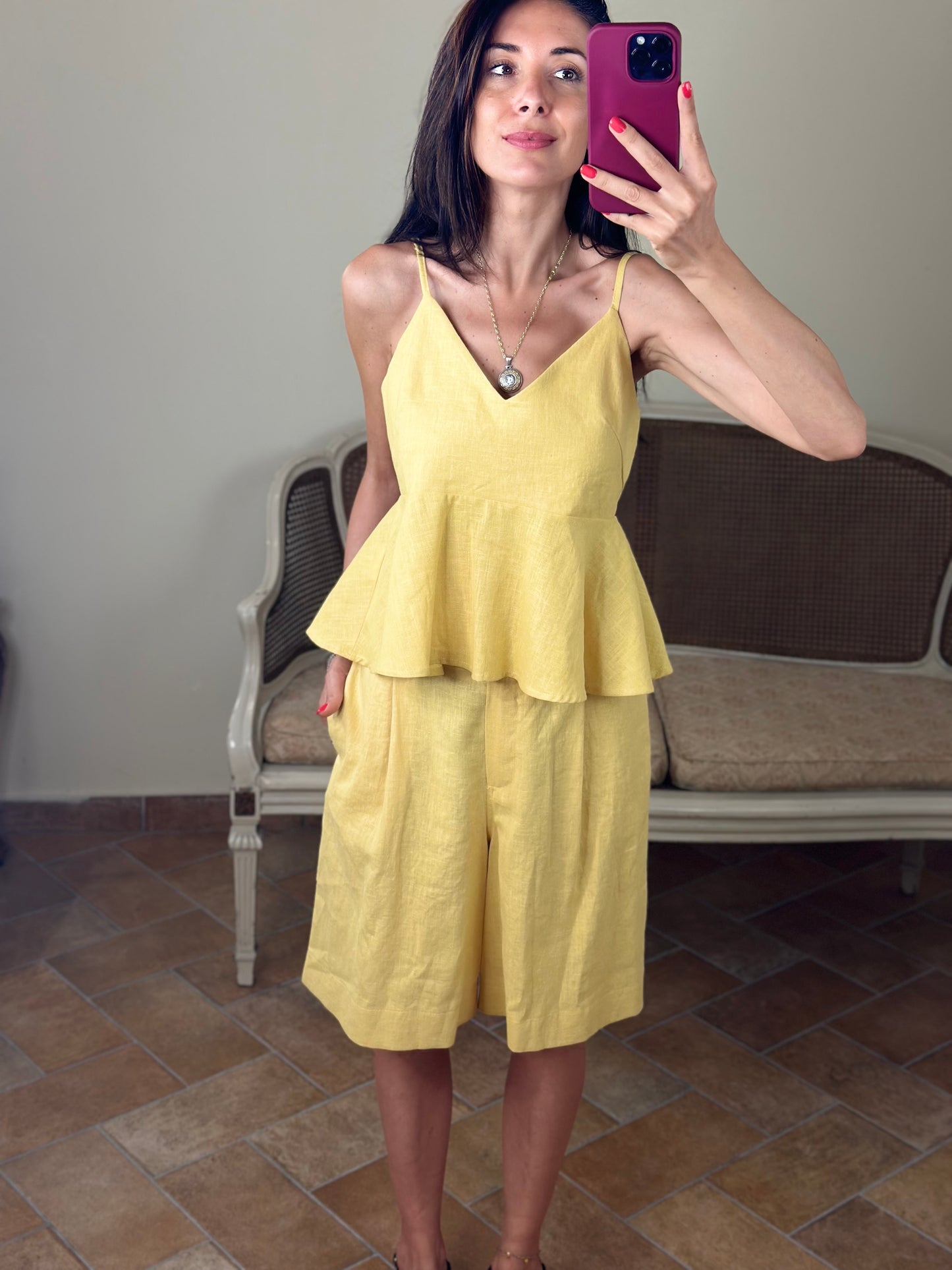 Tensione In Top con balza BANANA