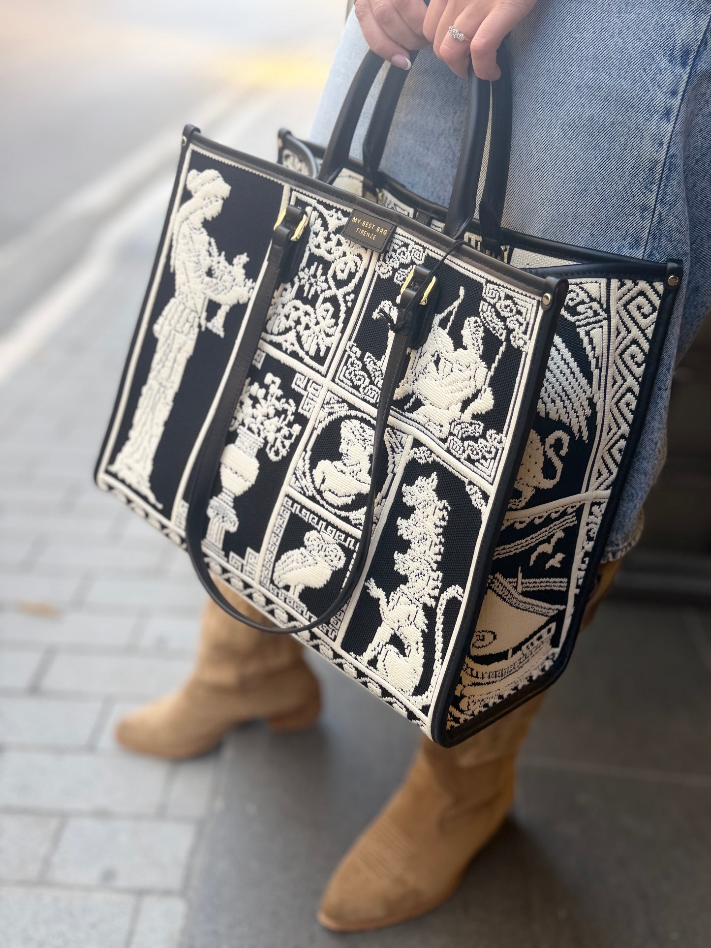 My Best Bag Atena Agora Black/white