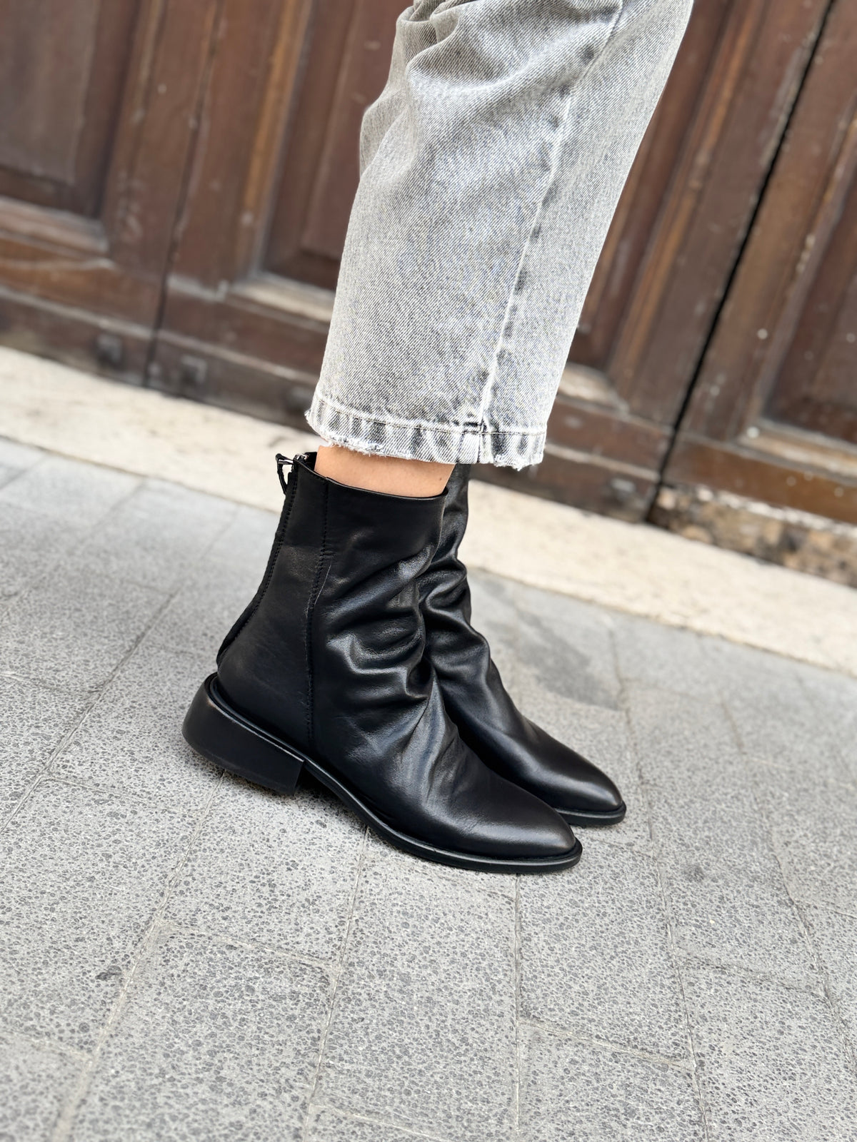 Mimmu Stivaletto FOULARD NERO