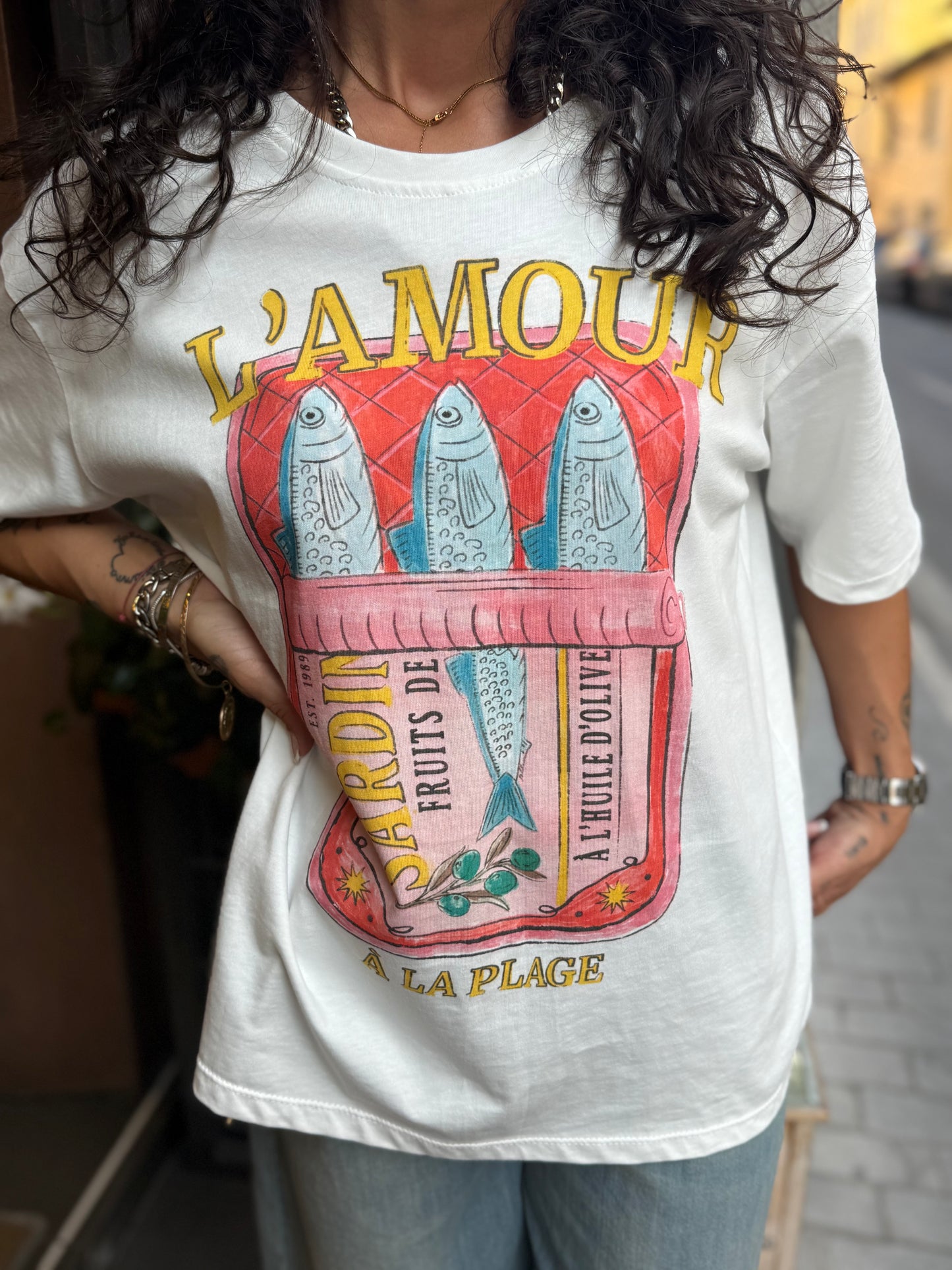 T-shirt “L’AMOUR À LA PLAGE”