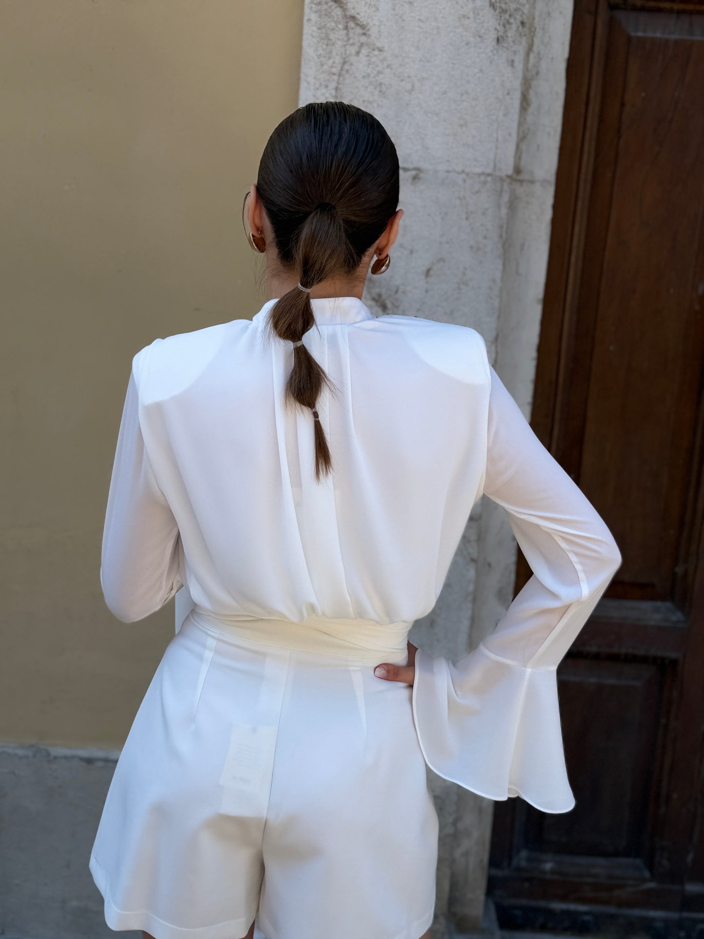 Silence Limited Gala Blouse OFF WHITE