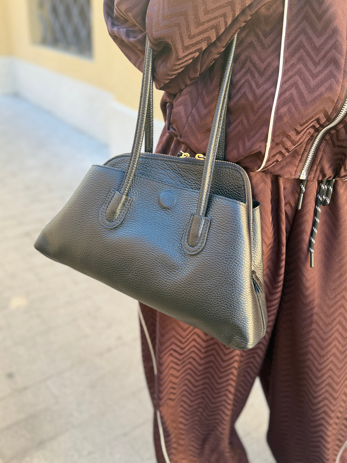 borsa a spalla BLACK
