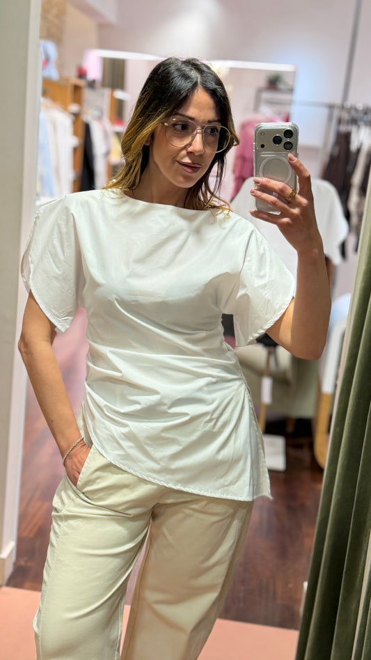 Haveone Top Kimono Bianco