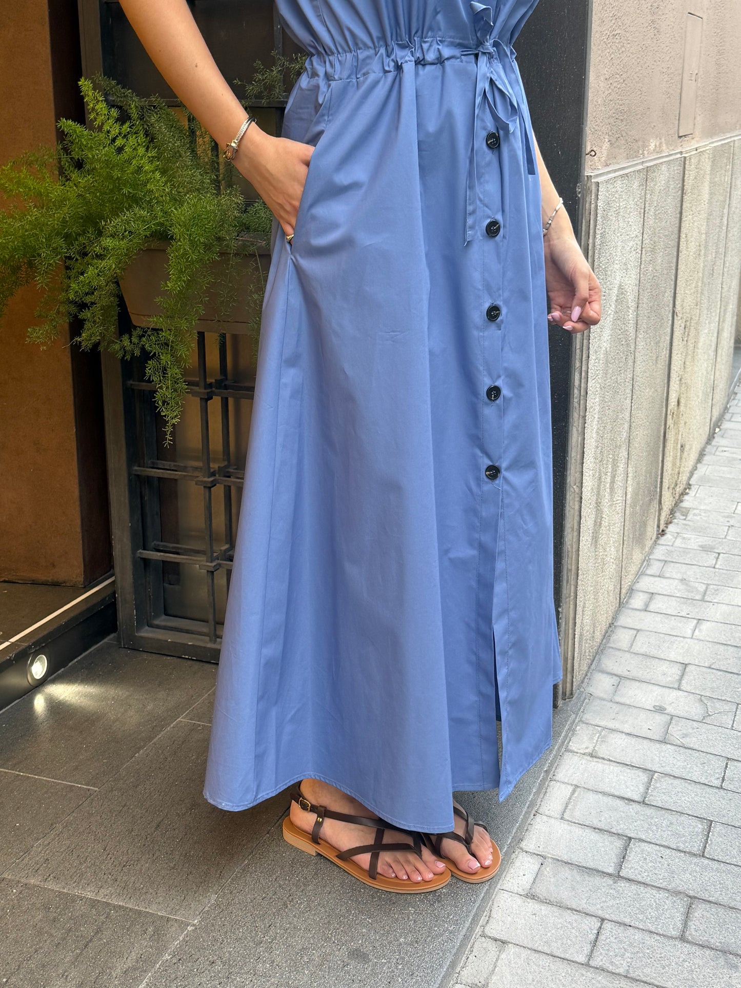 Tensione In Abito lungo con coulisse CARTA DA ZUCCHERO