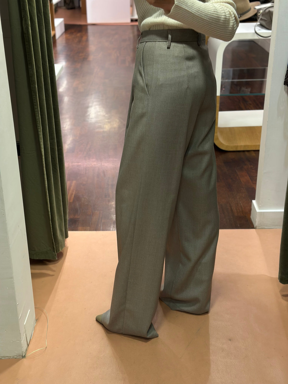 BohemiamVì Pantalone sartoriale TAUPE