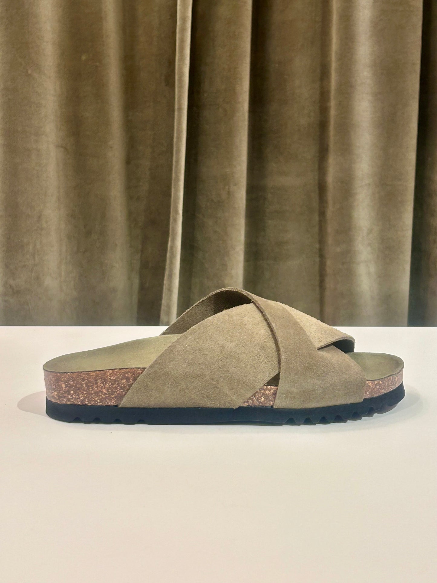 Scholl VIVIAN KHAKI SUEDE